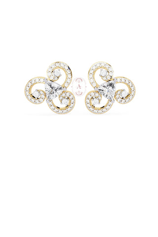 Charismatic moissanite  earrings