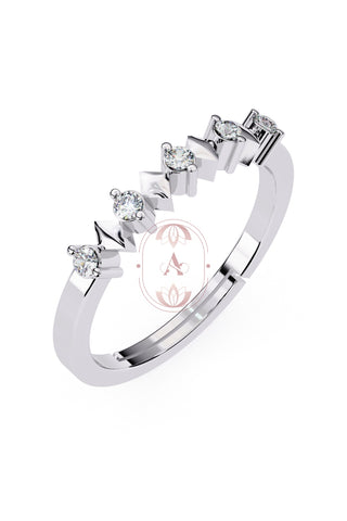 Cluster Wedding Ring